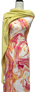 Pink & Orange Swirl - $21.50 pm - Rib Knit
