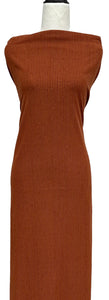 Pumpkin - $23pm - Black Back Fleece Rib