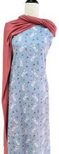 Load image into Gallery viewer, Rabbit Patch in Blue - $17.50 pm - Brushed 100% Cotton Woven