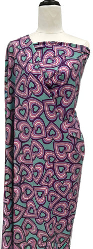 Retro Hearts Cotton Elastane - $33.50pm - European Collection