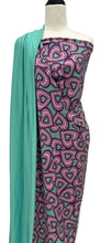 Load image into Gallery viewer, Retro Hearts Cotton Elastane - $33.50pm - European Collection