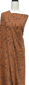 Safari Animals - $36.00pm - French Terry - European Collection