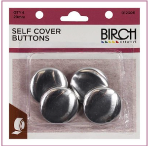 Self Cover Buttons - 29mm