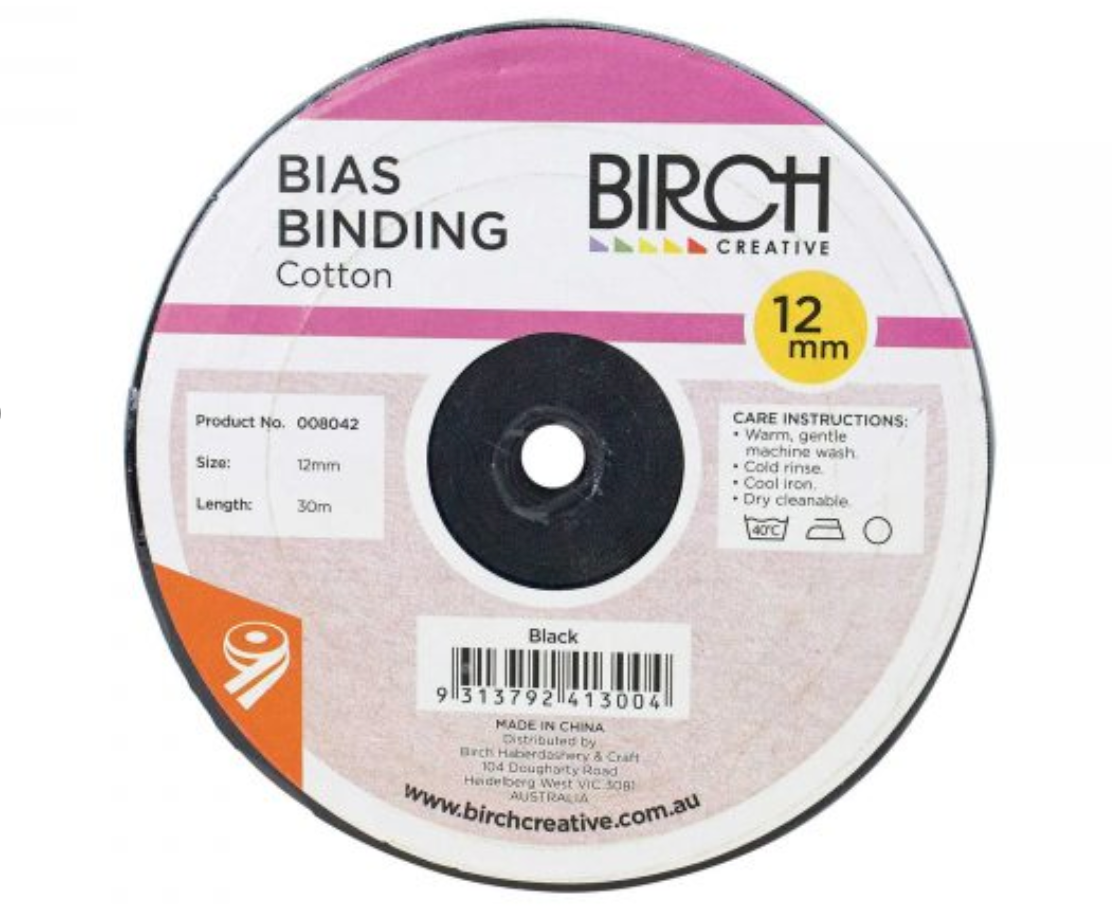 12mm Cotton Bias Binding