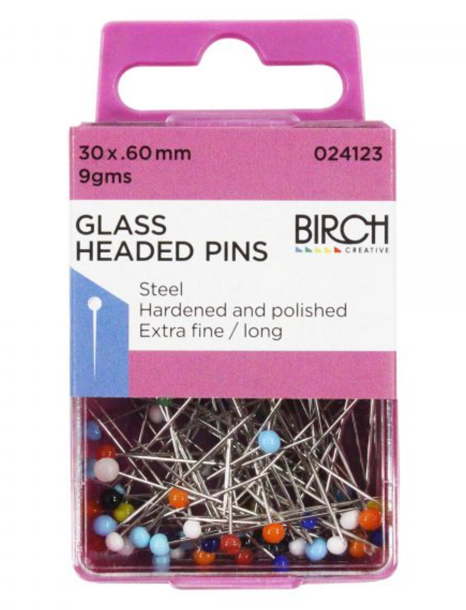 Glass Head Pins – Lush Fabrics