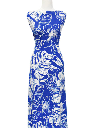 Seventh Heaven in Blue - $20 pm - Double Brushed Poly
