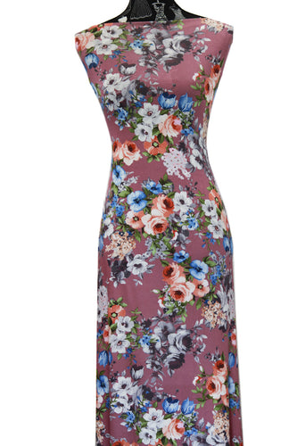 Smoulder in Mauve - $20.50 pm - Rayon Spandex