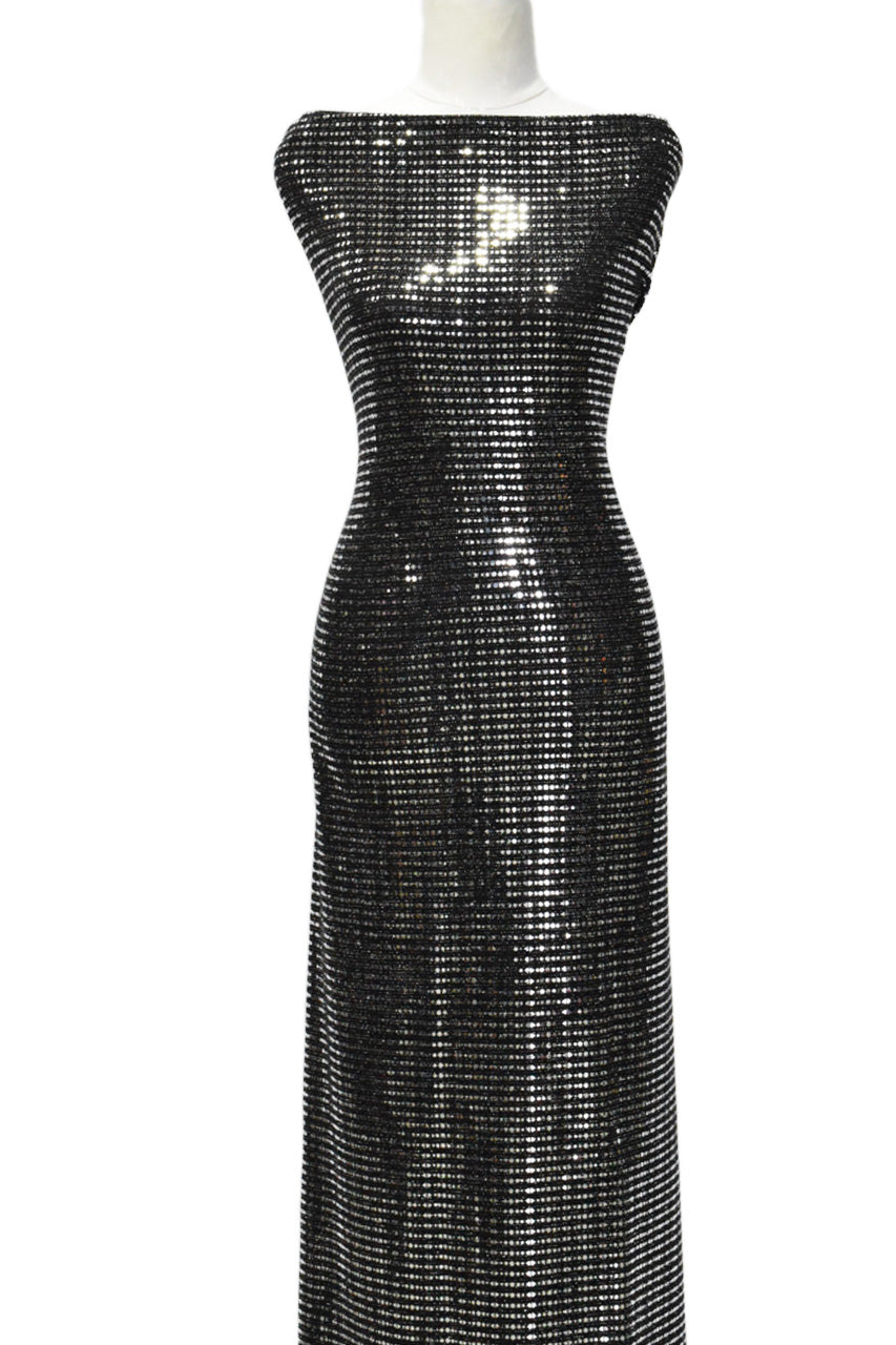 Stayin' Alive in Silver - $27 pm - Metallic Slinky