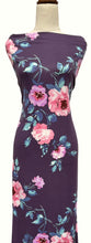 Load image into Gallery viewer, Swept Away in Purple - $16.50pm LUSH SUNDAY REWIND, usually $20 pm - Double Brushed Poly