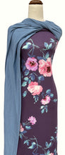 Load image into Gallery viewer, Swept Away in Purple - $16.50pm LUSH SUNDAY REWIND, usually $20 pm - Double Brushed Poly