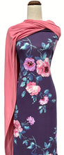 Load image into Gallery viewer, Swept Away in Purple - $16.50pm LUSH SUNDAY REWIND, usually $20 pm - Double Brushed Poly