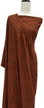Load image into Gallery viewer, Swirls and Whirls in Cognac Cotton Elastane - $32.50pm - European Collection