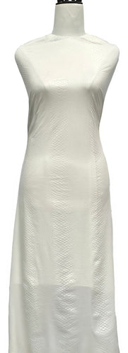 Tame in Ivory - $22pm - Pleather Look Snake Print