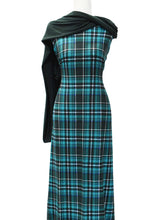 Load image into Gallery viewer, Teal Plaid - $18 pm - Double Brushed Poly