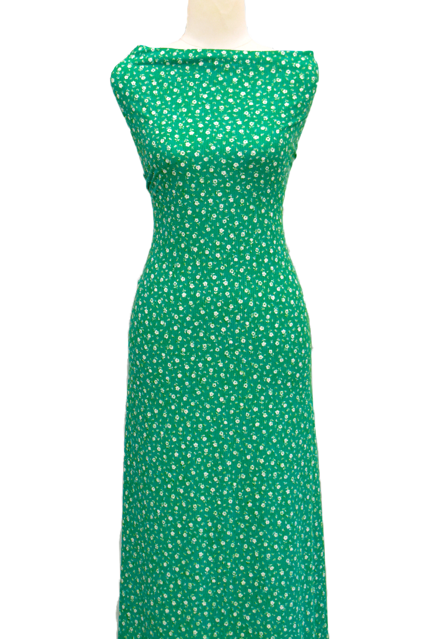 Tiny Dancer in Green - $21.50 pm - Rib Knit