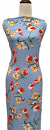 Waiting for You in Blue - $20 pm - Rayon Challis