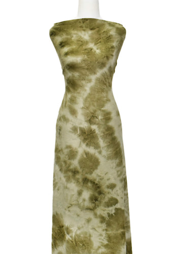 Khaki Tie Dye - $21 pm - Brushed Hachi Sweater Knit