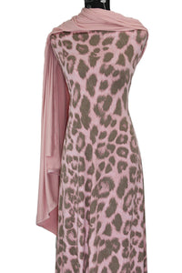 Animal Print in Pink - $18 pm - Double Brushed Poly