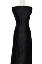 Load image into Gallery viewer, Black - $24.50 pm - Stretch Bridal Satin