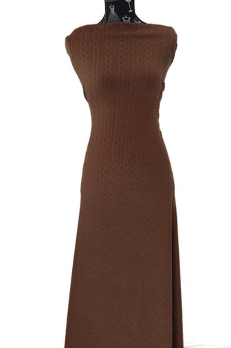 Brown - $25 pm - Cable Knit Sweater