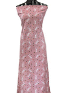 Rabbit Patch in Pink - $17.50 pm - Brushed 100% Cotton Woven