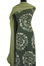 Load image into Gallery viewer, Circle Tie Dye in Olive - $20 pm - French Terry