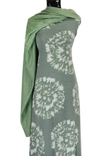 Load image into Gallery viewer, Circle Tie Dye in Sage - $20 pm - French Terry