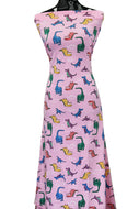 Dino Land in Pink - $19 pm - Cotton Spandex