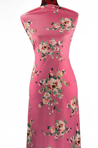 Dots Gone Wild -  $17.50 pm - Double Brushed Poly