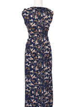 Load image into Gallery viewer, Evie in Navy - $20.50 pm - Rayon Crepon