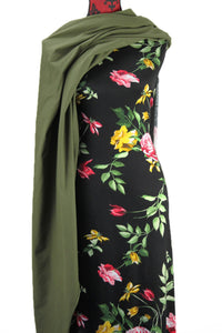 Flowers and Leaves -  $18.50pm - Rayon Spandex