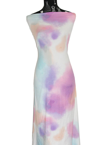 Fluctuate in Aqua - $20 pm - Double Brushed Poly