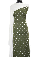 Load image into Gallery viewer, Dots in Olive - $20 pm - French Terry