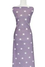 Load image into Gallery viewer, Stars on Mauve - $22 pm - French Terry