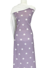 Load image into Gallery viewer, Stars on Mauve - $22 pm - French Terry