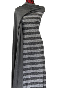 Grey Stripes -  $19 pm - Sweater Knit