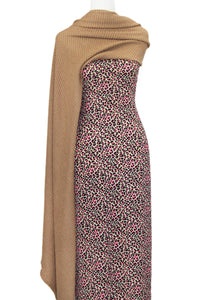 Hot Pink Leopard - $19.50 pm - Ghost Crepe