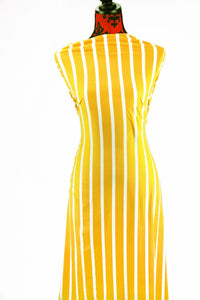 Golden Stripes -   $17.50 per metre - single brushed poly