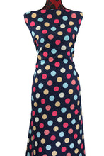 Load image into Gallery viewer, Multicoloured Polka Dots - $17.50 pm - Brushed 100% Cotton Woven