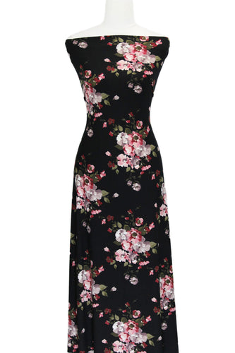 Harmony in Black - $20 pm - Double Brushed Poly