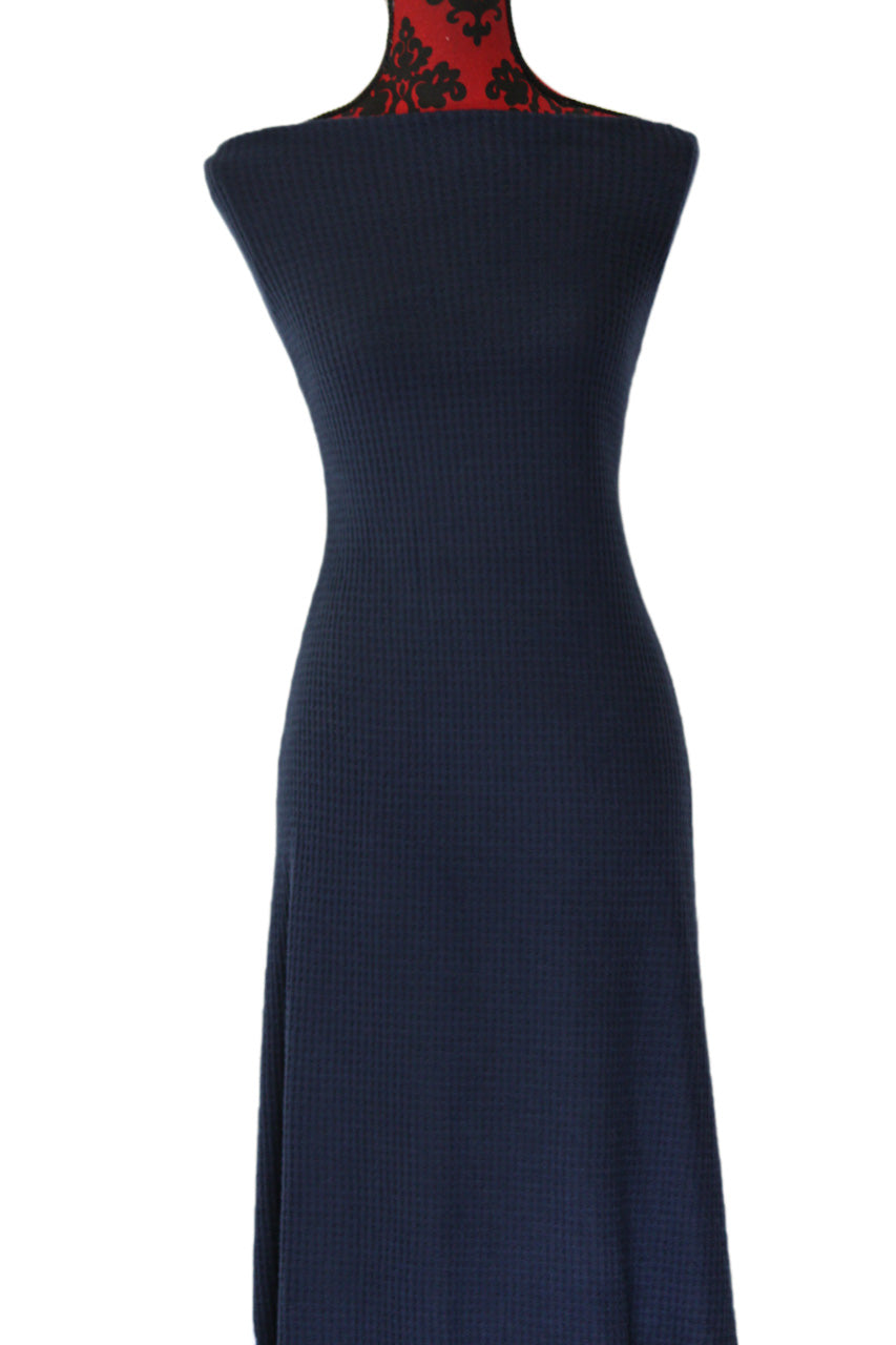 Navy - $19pm MOTHER'S DAY SPECIAL, usually $22.50 pm - Brushed Waffle Knit