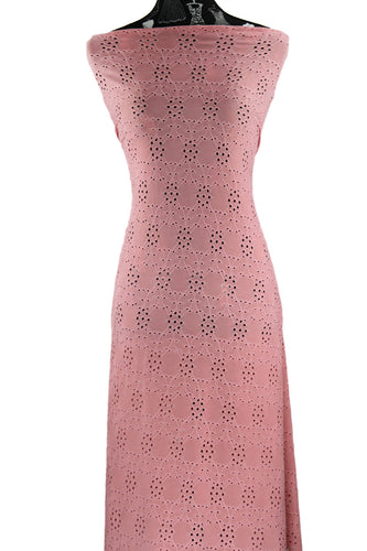 Pink Broderie Anglaise - $18.50 pm - DTY