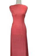 Pink Coral - $19 pm - Double Brushed Poly