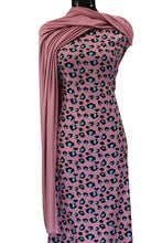 Load image into Gallery viewer, Pink Leopard - $17.50 pm - Brushed 100% Cotton Woven