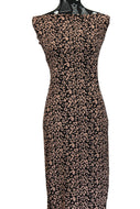 Prowess in Black - $20 pm - Rayon Challis - Wrinkle Effect