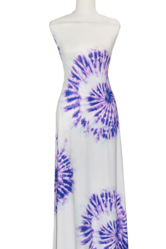 Purple Fireworks - $20 pm - Double Brushed Poly