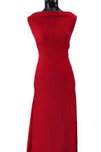 Load image into Gallery viewer, Red - $25pm - Cable Knit Sweater
