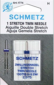 Schmetz Stretch Twin Needle - 2,5/75