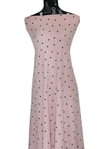 Stars on Blush - $20 pm - Double Brushed Poly