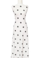 Stars on Ivory - $23.50 pm - Faux Alpaca